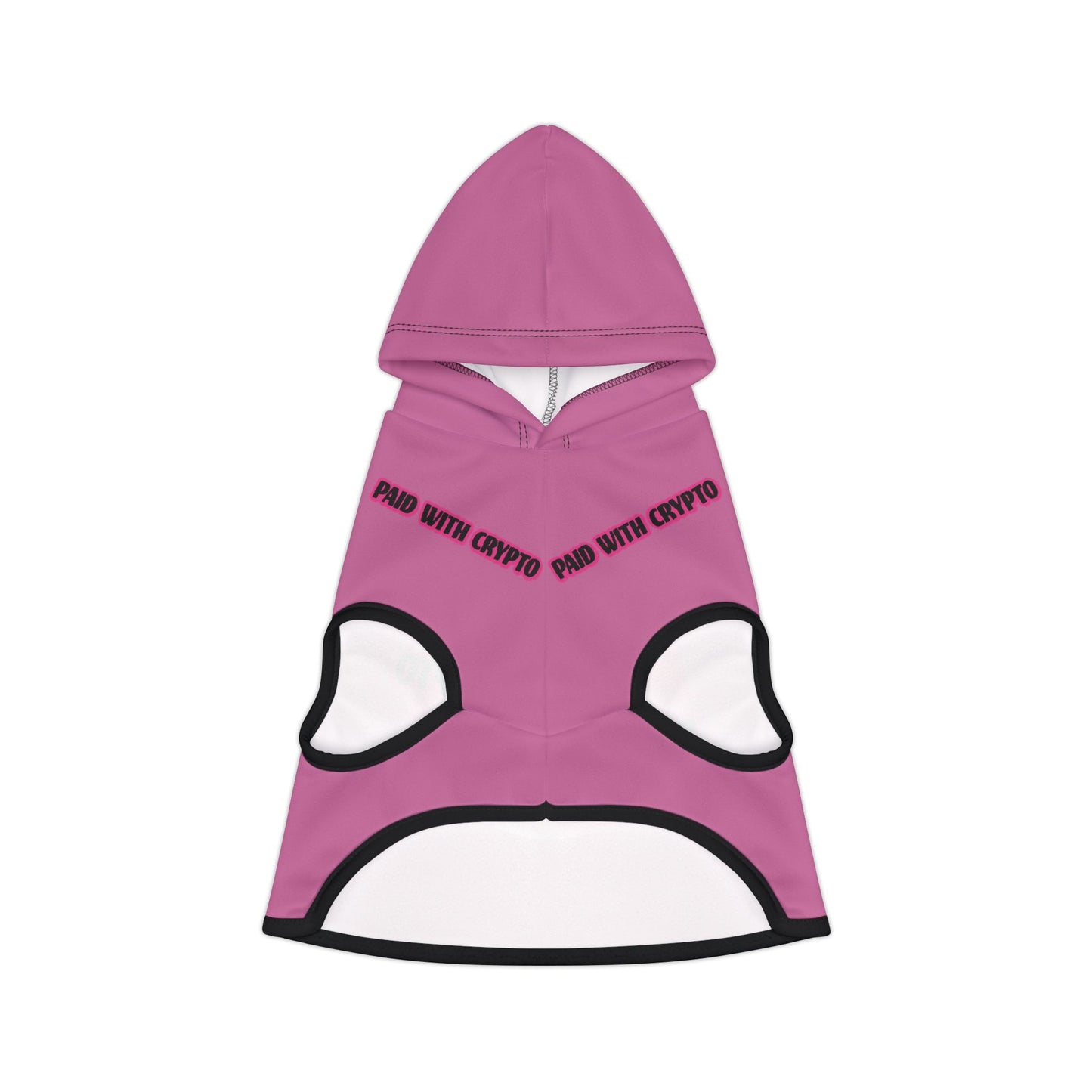 Cute Custom Designer Pink Dog Hoodie Crypto Bitcoin Blockchain Only