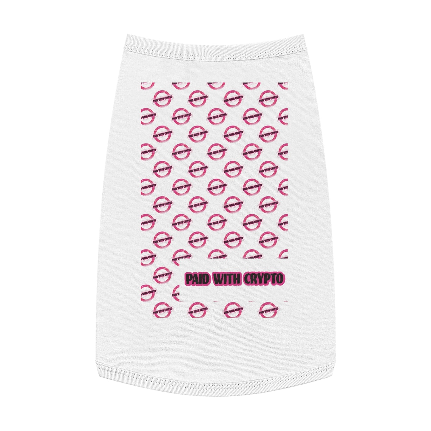 Bitcoin Crypto Trendy Pet Tank Top for Stylish Pets, Cute Pet Apparel, Pet Birthday Gift