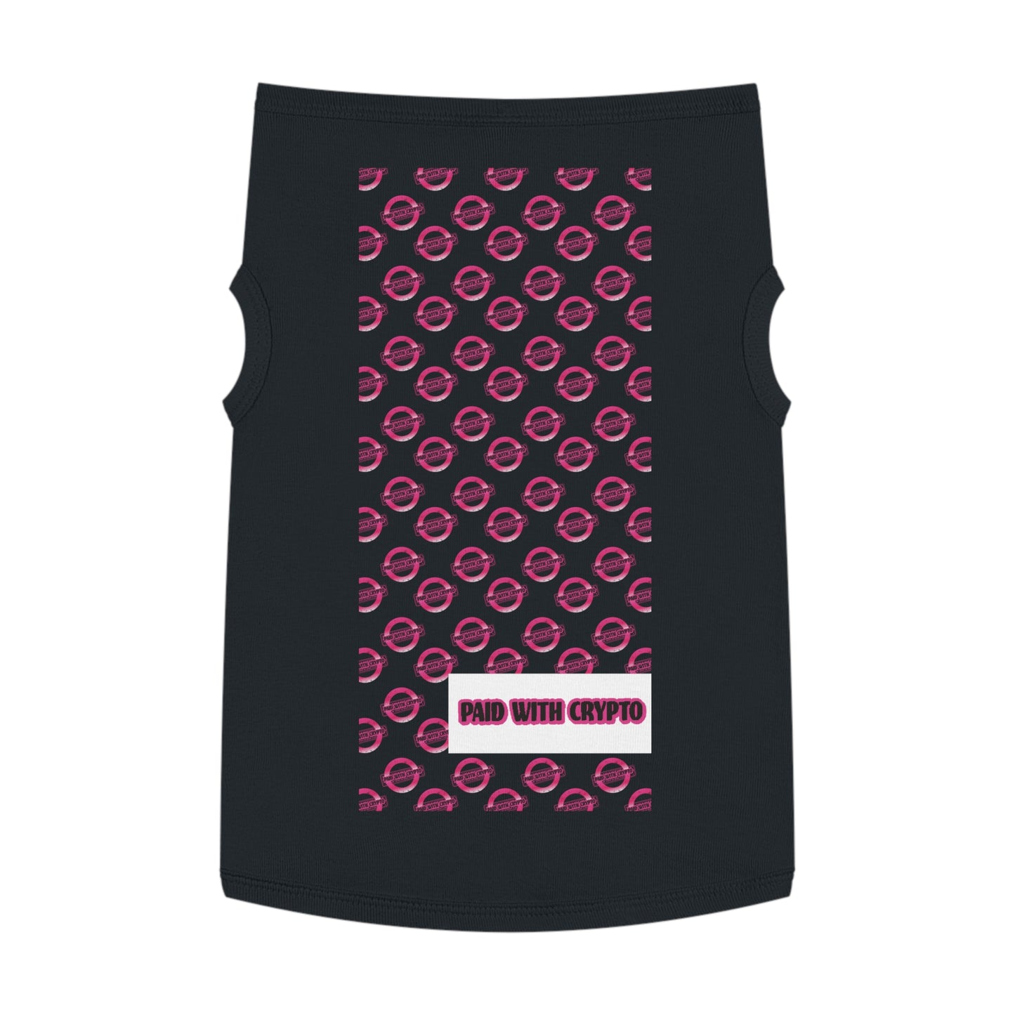 Bitcoin Crypto Trendy Pet Tank Top for Stylish Pets, Cute Pet Apparel, Pet Birthday Gift