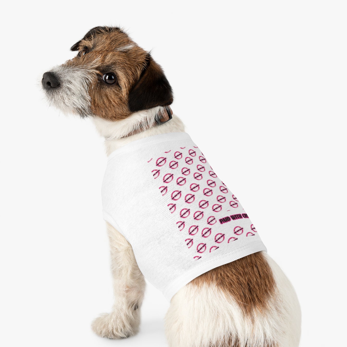 Bitcoin Crypto Trendy Pet Tank Top for Stylish Pets, Cute Pet Apparel, Pet Birthday Gift