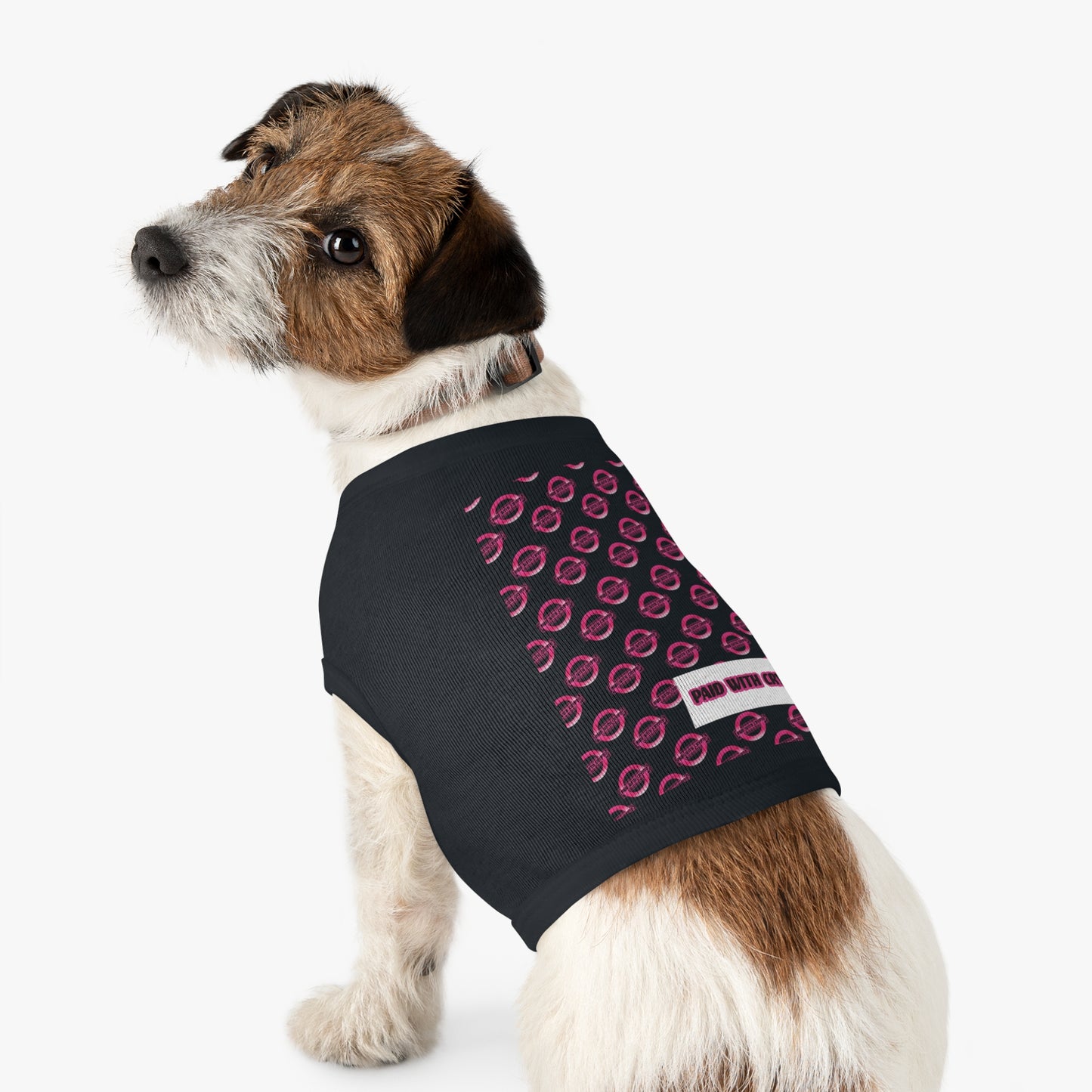 Bitcoin Crypto Trendy Pet Tank Top for Stylish Pets, Cute Pet Apparel, Pet Birthday Gift