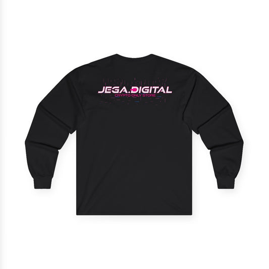 Crypto-Themed Long Sleeve Tee, Paid with Crypto Shirt, Unisex Top, Fashion